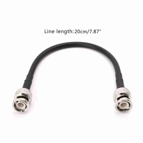 Bawerlink BW-560 BNC erkek BNC erkek Pigtail Pigtail kablo 20cm bağlayıcı