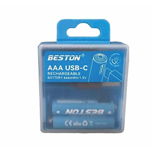 Beston PS-01C AAA 2X Usb İNCE Pil 2