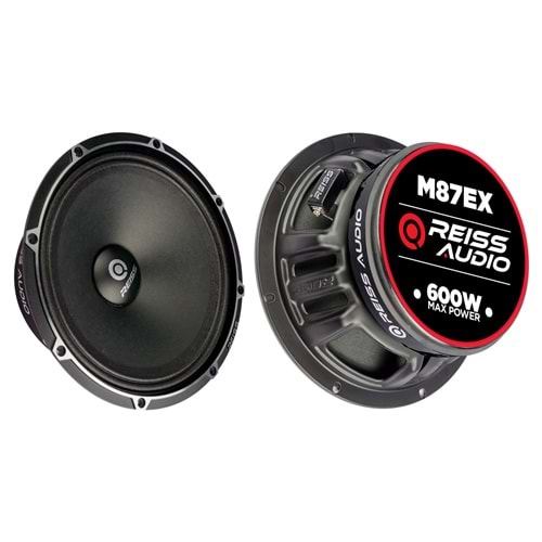 Reıss Audıo RS-M87EX 20 Cm 600 Watt Mıdrange Oto Hoparlör