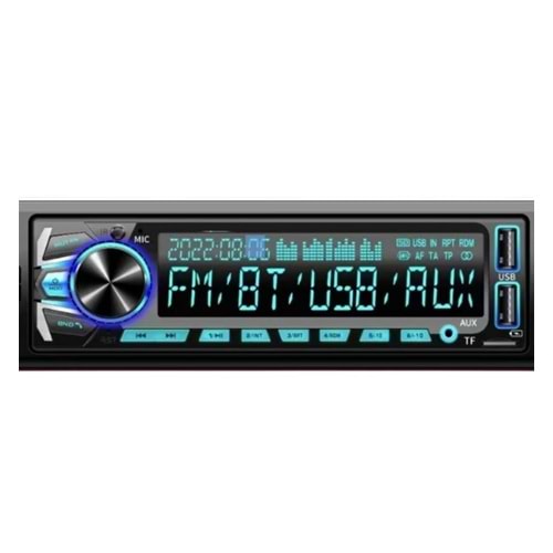 Bawerlink BW-5002 4x50 Watt 6 Rca Çift USB/SD/FM Bluetooth Oto Teyp