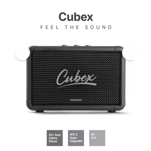 Powerway CUBEX Bluetooth Hoparlör