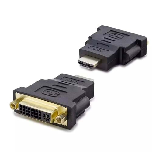 Hadron HDX1255 Hdmı (M) To Dvı (F) Adaptör 24+5 Siyah