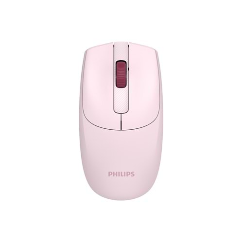 Philips SPK7398 Pembe Sessiz Optik Kablosuz Mouse