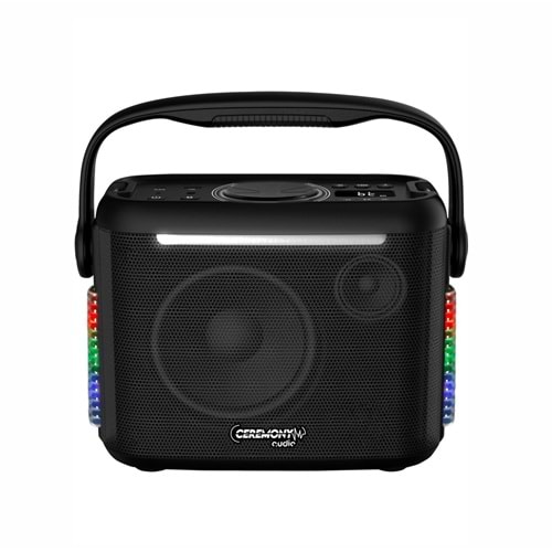 Ceremony Audio CM-905 5.25 Inç 120WATT Taşınabilir Bluetooth Hoparlör Tws Disco Light