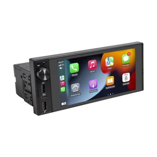 For-X X-432 6 Inc USB/SD/FM/BT Carplay Oto Teyp