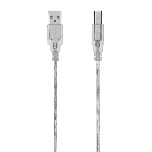 S-link SL-U2020 Usb2.0 2m Şeffaf Yazıcı Kablo