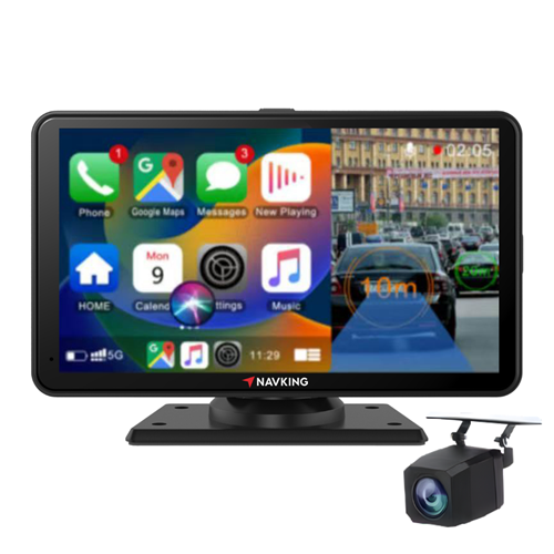 Navking NAV-C4 PLUS 7 IPS Ekran 2 Kamera Wifi Araç İç Kamerası 4K+2K kameralar