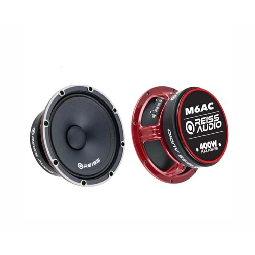 Reıss Audıo RS-M6AC 16 Cm 200 Rms 400 Watt Mıdrange Oto Hoparlör Metal Kapaklı