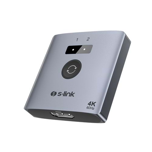 S-link SL-LU602 2 Port 4K 60HZ HDMI Çift Yönlü Switch