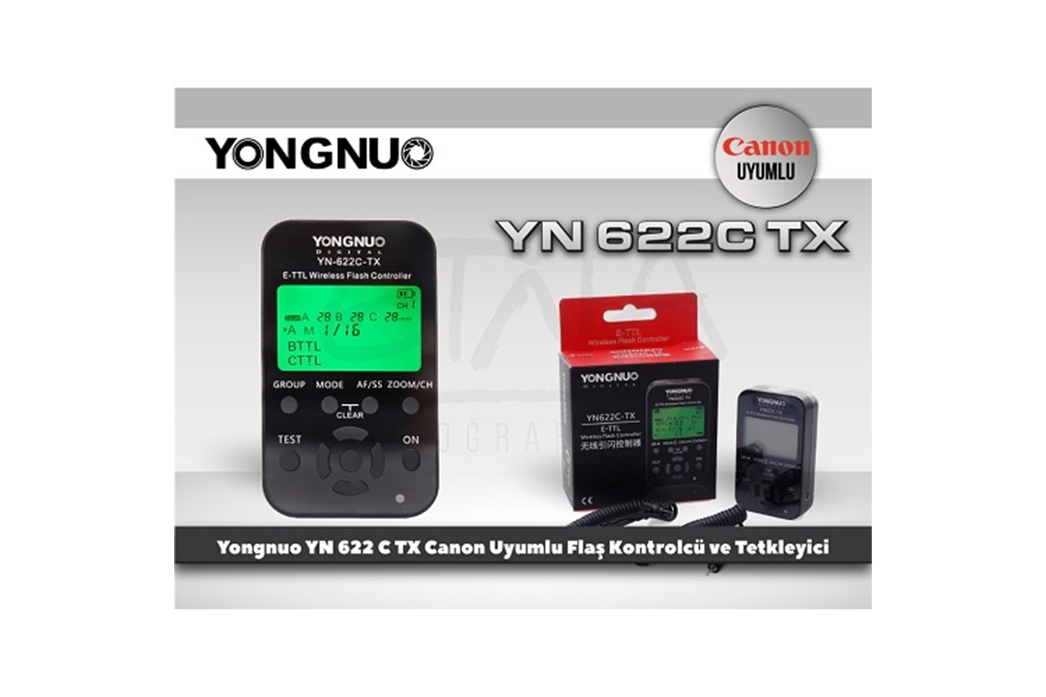 Yongnuo YN622C-TX Canon Uyumlu TTL Flaş Tetikleyici
