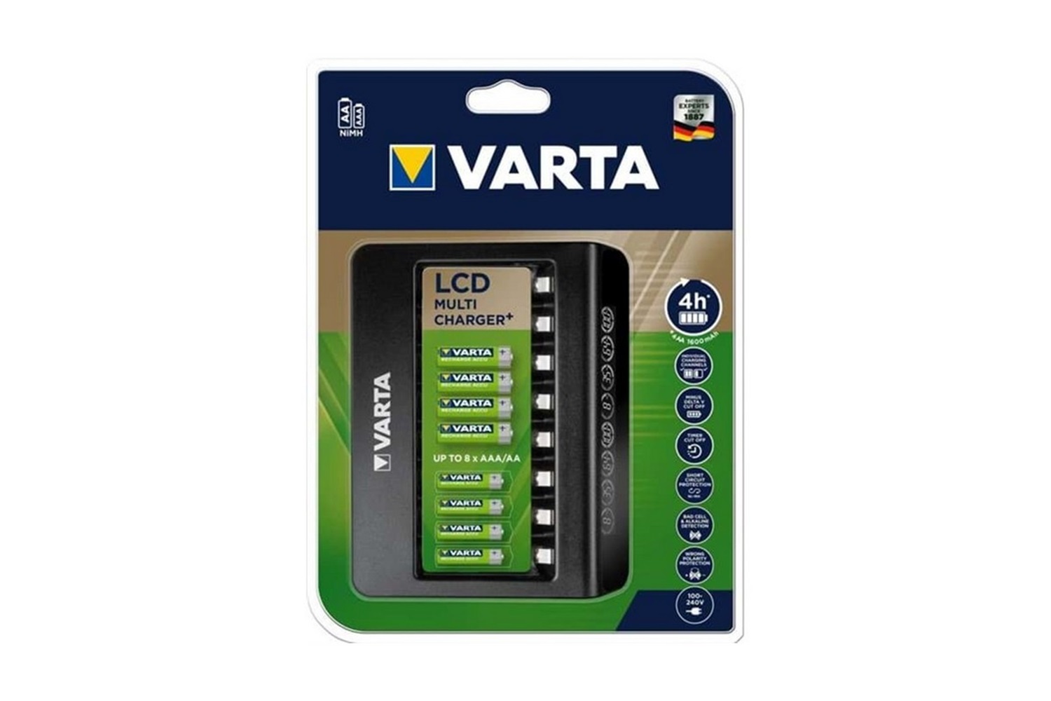 Varta 57681 Varta LCD Multi Şarj Cihazı 8xaaa-Aa