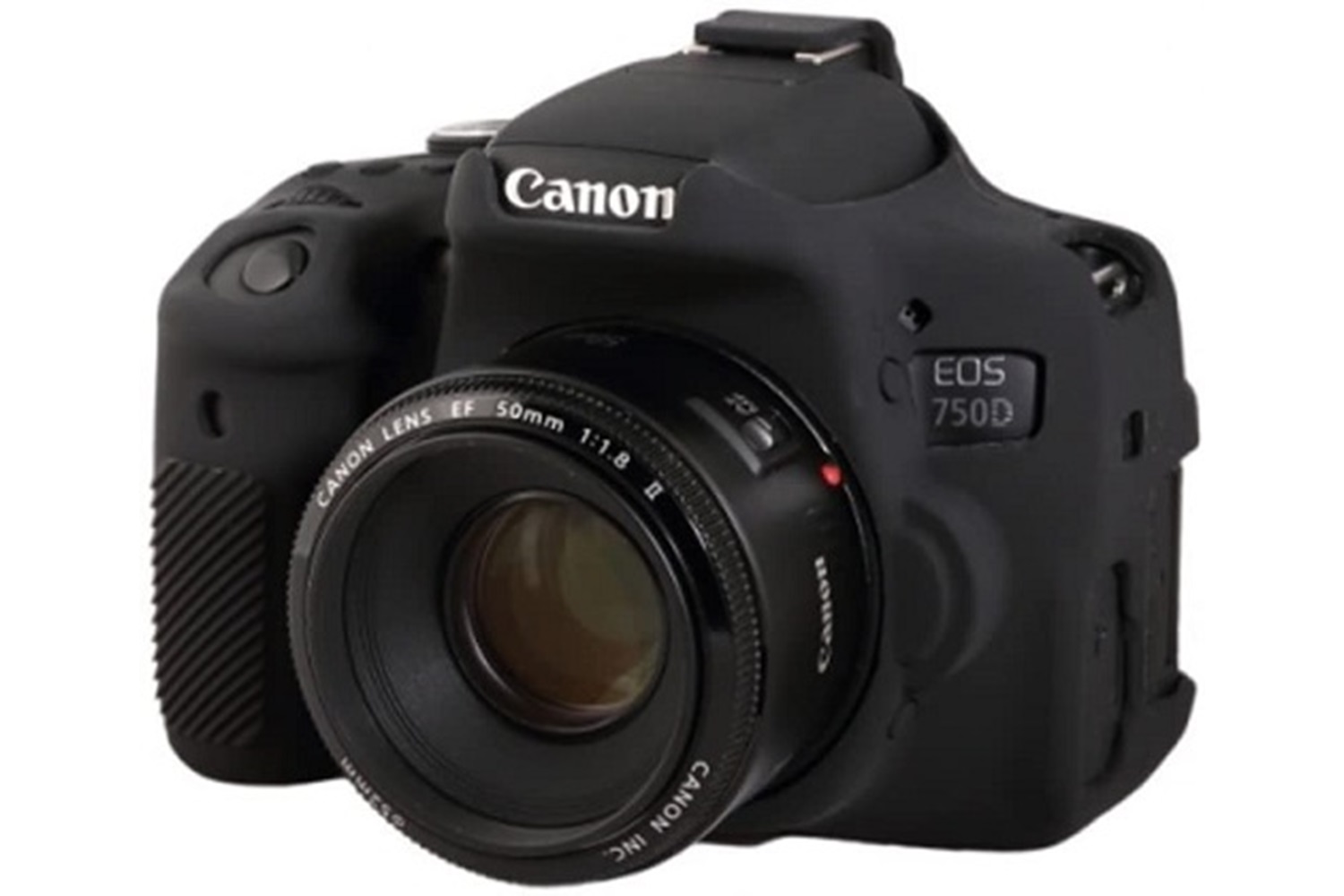 Easycover Canon 750D Silikon Kılıf Siyah