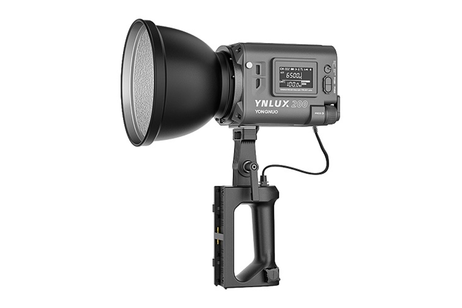 Yongnuo YNLUX200 2700-6500K 200W COB Led Işık-Gri Kasa (Kit Versiyon)