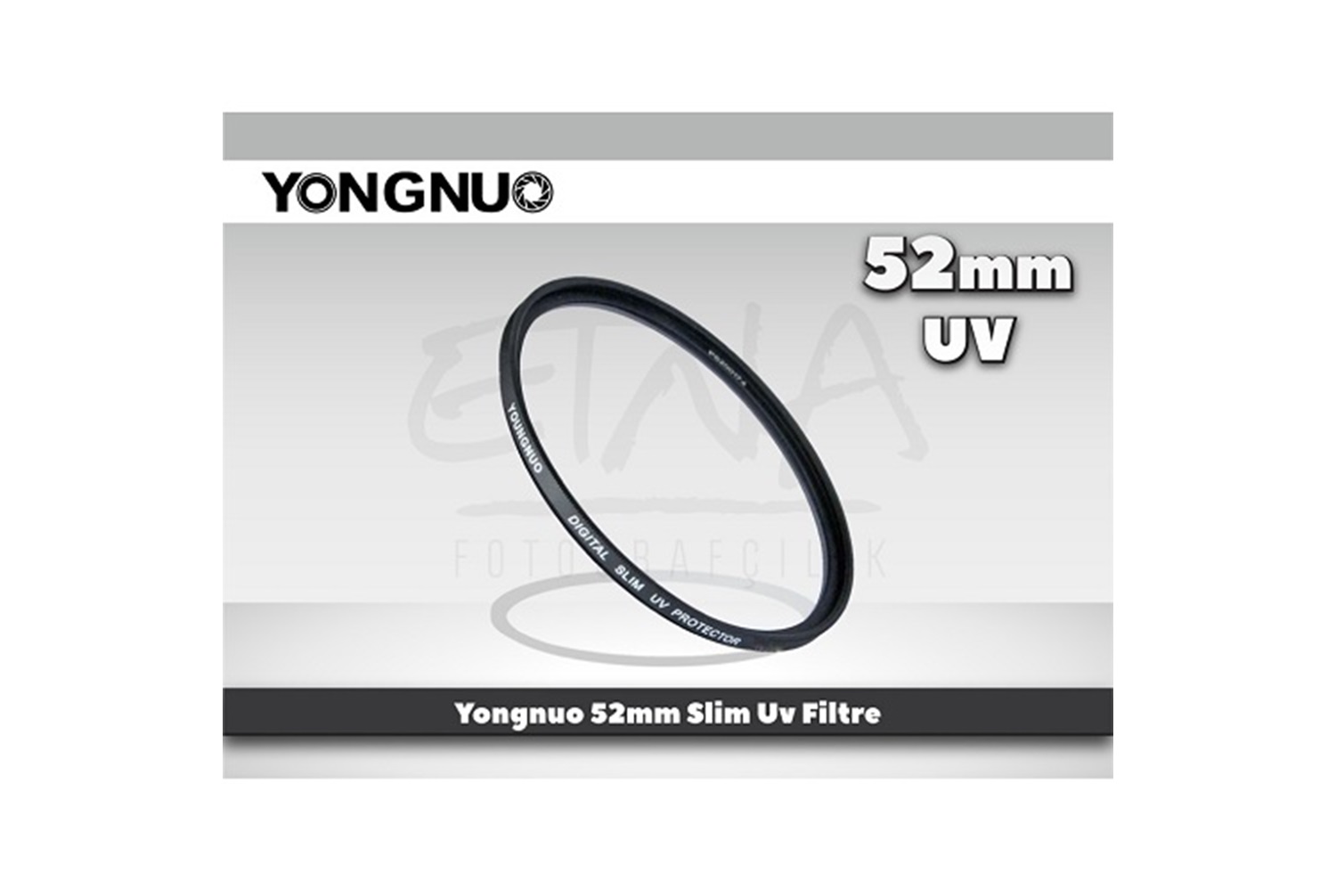 Yongnuo 52mm Slim Uv Filtre