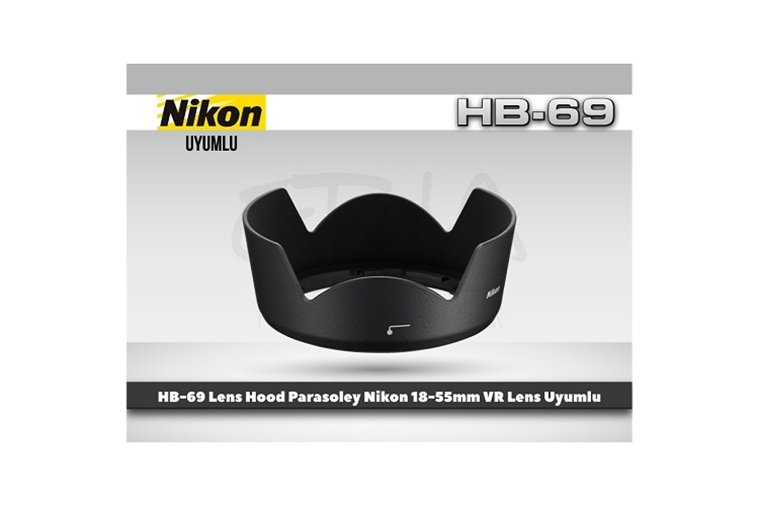Tewise Nikon HB-69 Parasoley AF-S 18-55mm ED VR II Lens Uyumlu