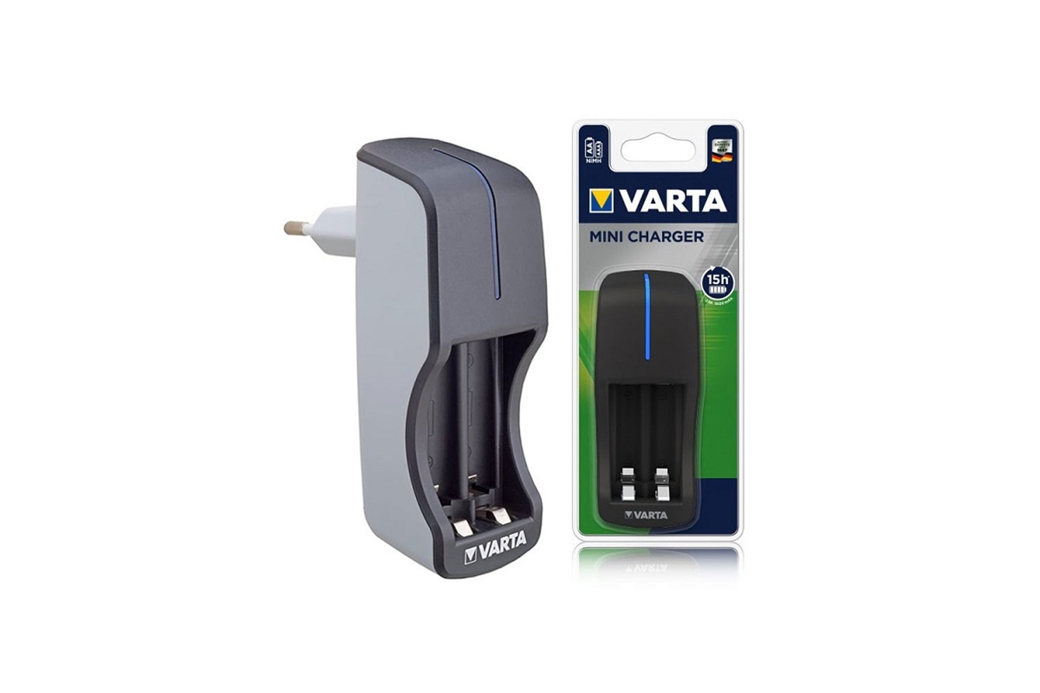 Varta Mini Charger AA AAA Pil Uyumlu 2'li Pil Şarj Cihazı