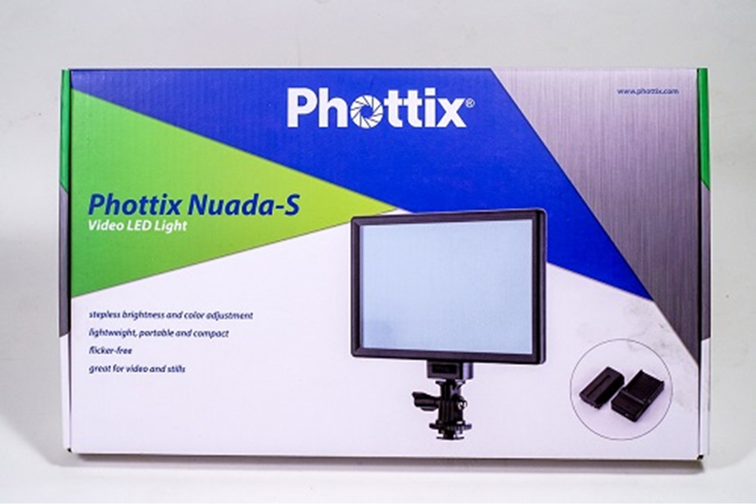Phottix Nuada-S Bi-Color Led Işık Seti (3300-5600K)