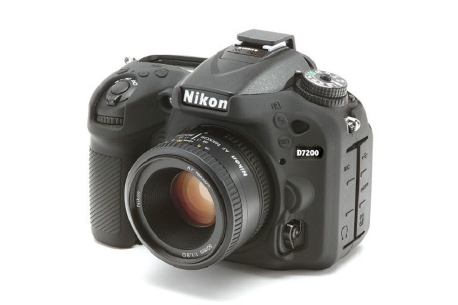 Easycover Nikon D7100-D7200 Silikon Kılıf Siyah