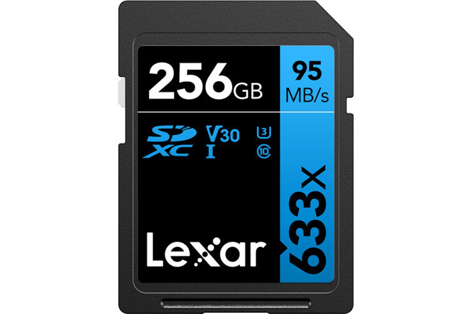 Lexar 256 GB 633x U3 V30 4K SD Hafıza Kartı 95mbs Blue Series