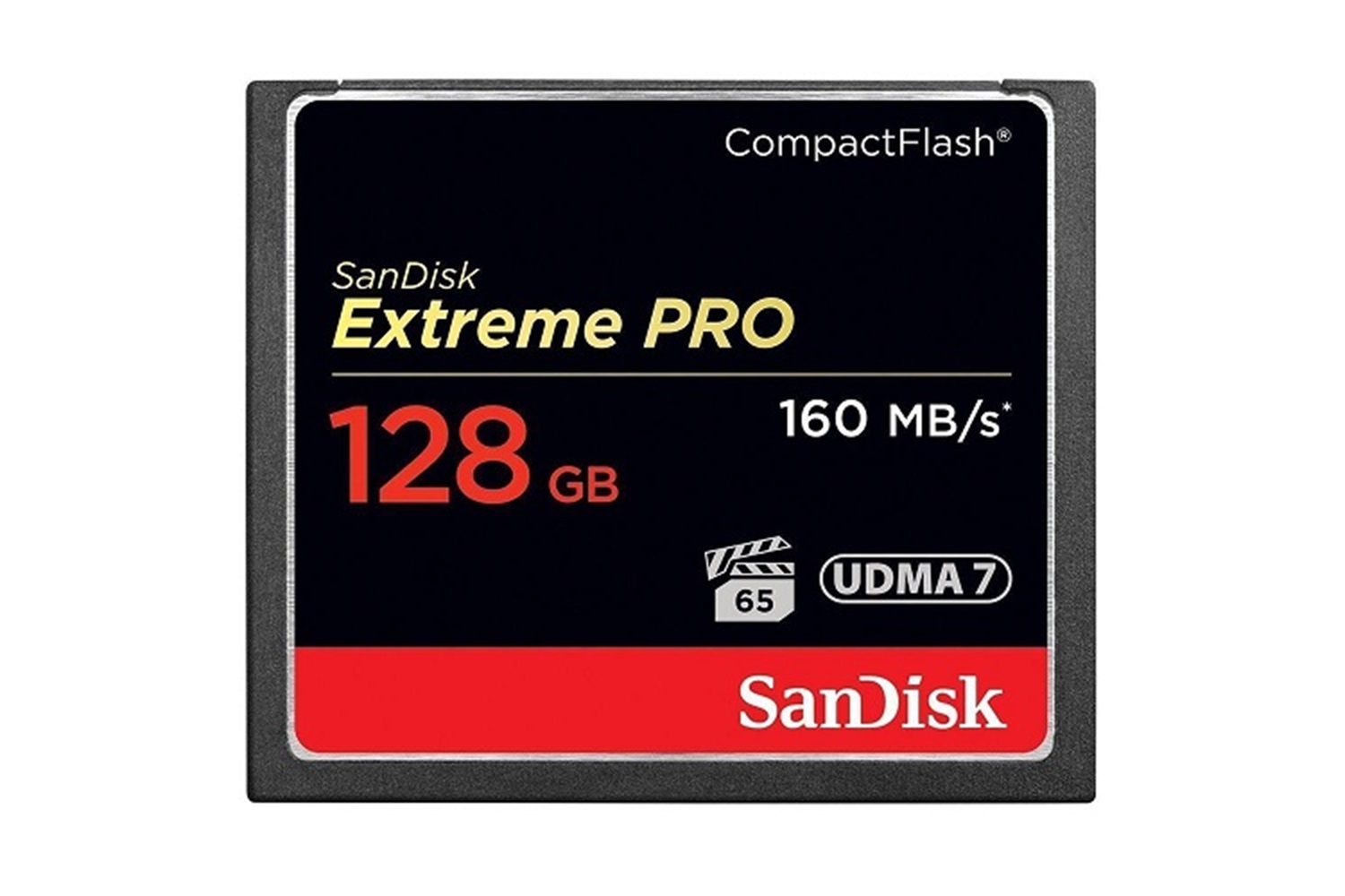 Sandisk Extreme Pro 128 GB 4K CF Compact Flash Hafıza Kartı 160mb/s