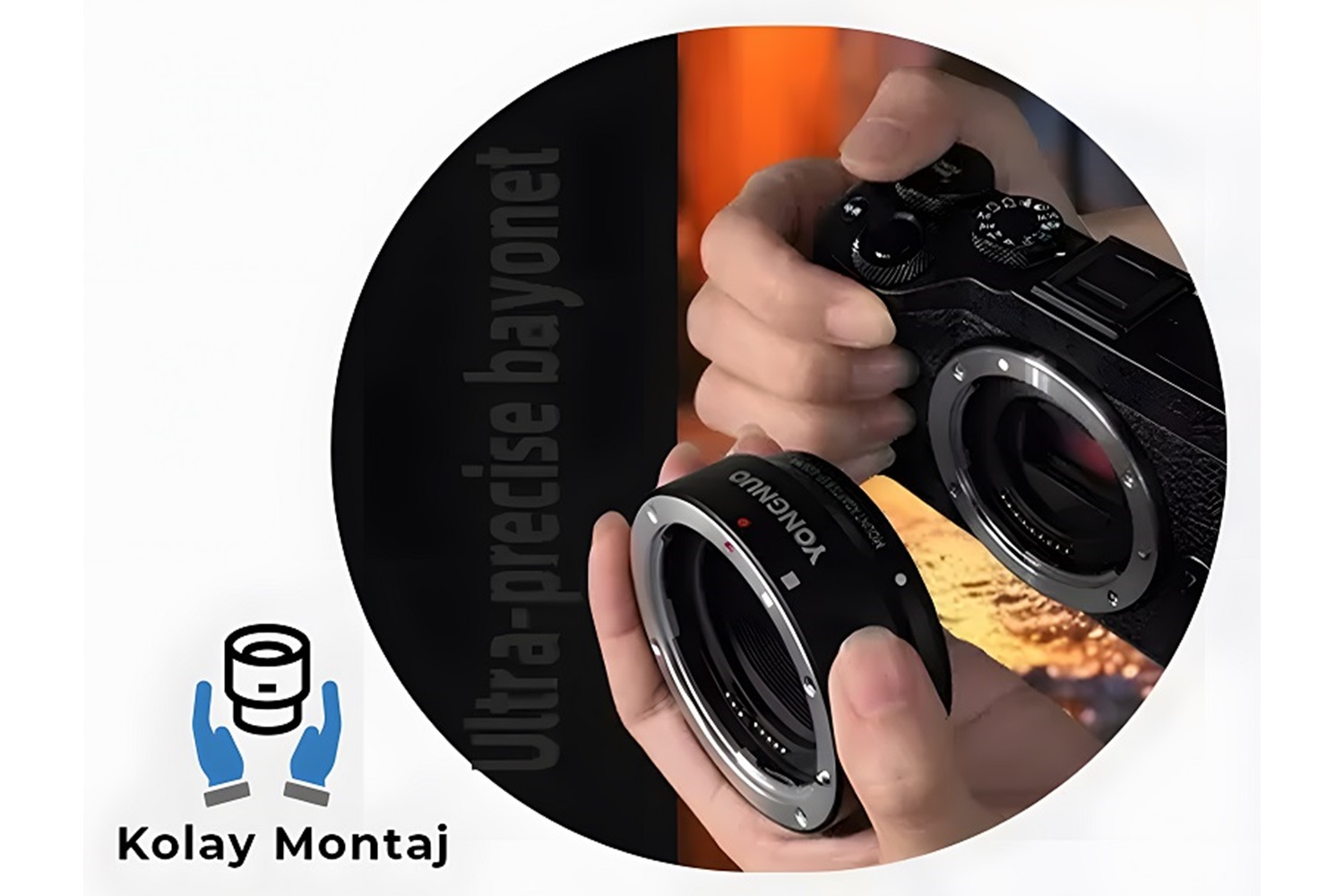 Yongnuo EF-EOS M II Canon Otofokus Lens Adaptörü