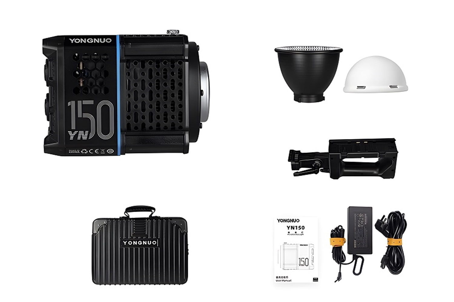 Yongnuo YN150 Bi-Color 150W COB LED Işık (Kit Versiyon)