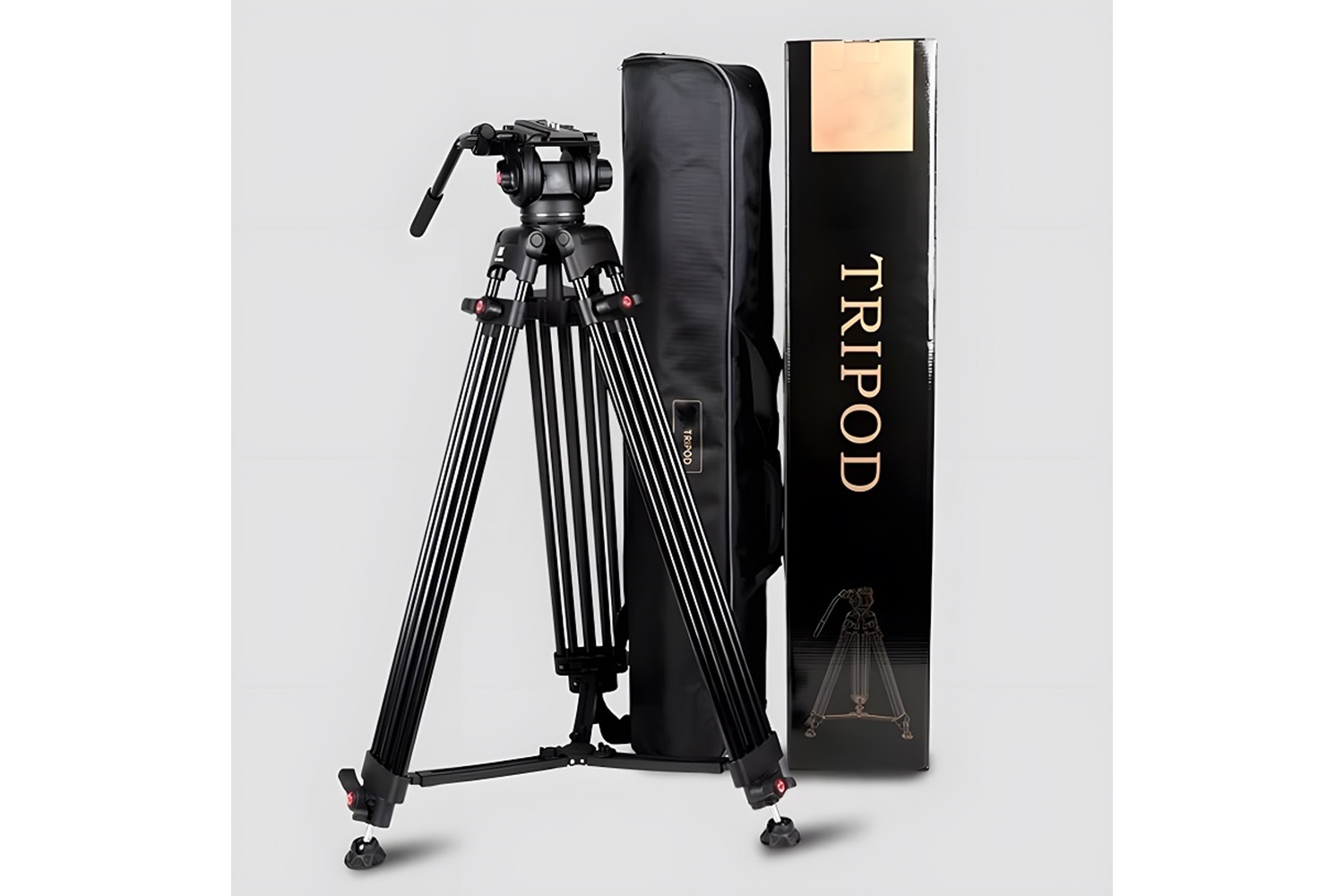 LATT Pixo 180 Profosyonel Alüminyum Video Tripod Kiti 180cm