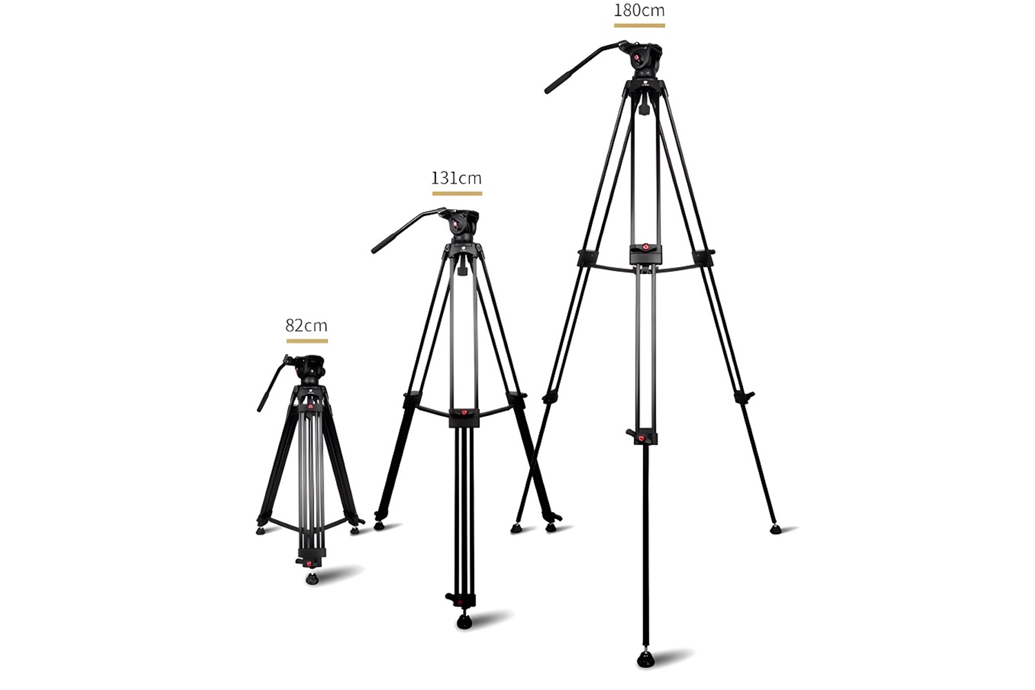 LATT Pixo 180 Profosyonel Alüminyum Video Tripod Kiti 180cm