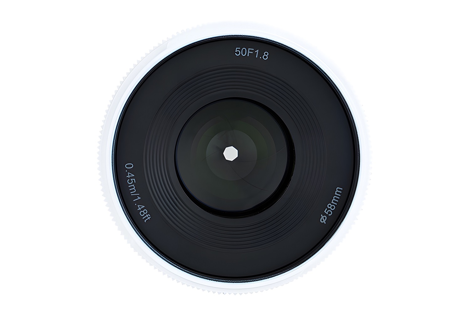 Yongnuo 50mm f/1.8S DA Lite APS-C Otofokus Lens (Sony E) Beyaz