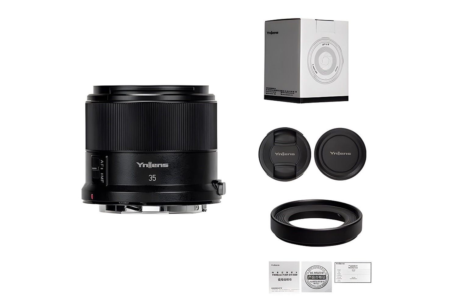 Yongnuo 35mm f/1.8R DA DSM APS-C Otofokus Lens (Canon RF) Siyah