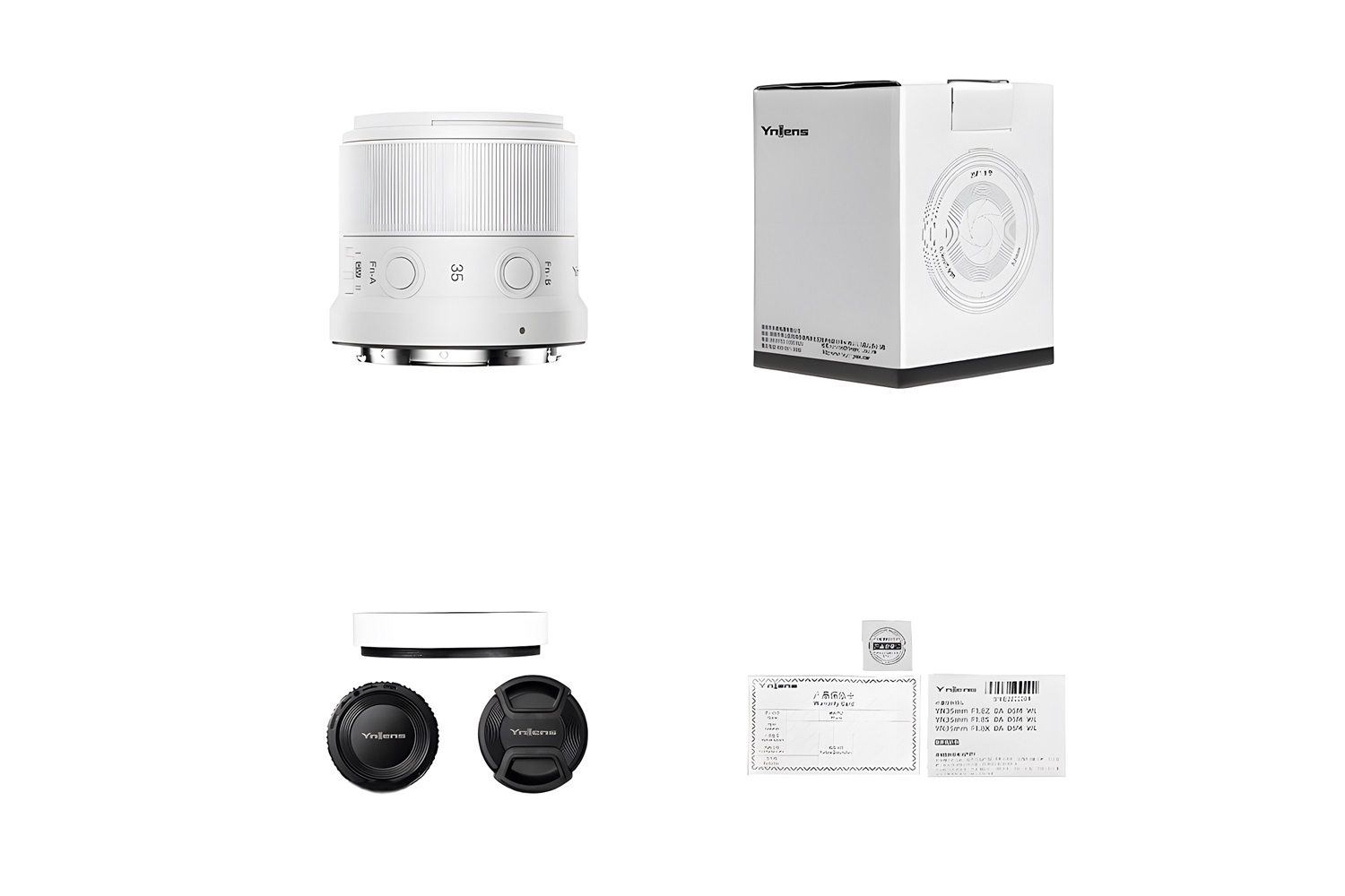 Yongnuo 35mm f/1.8Z DA DSM WL APS-C Wireless Otofokus Lens (Nikon Z) Beyaz