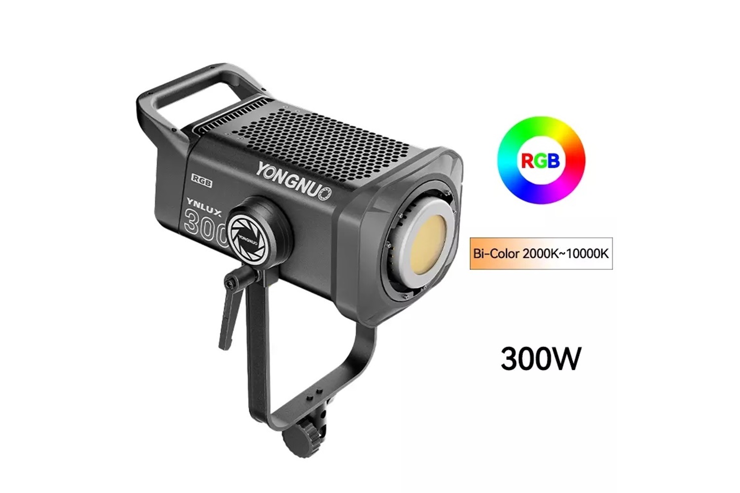 Yongnuo YNLUX300-RGB 300W COB Led Işık (Kit)