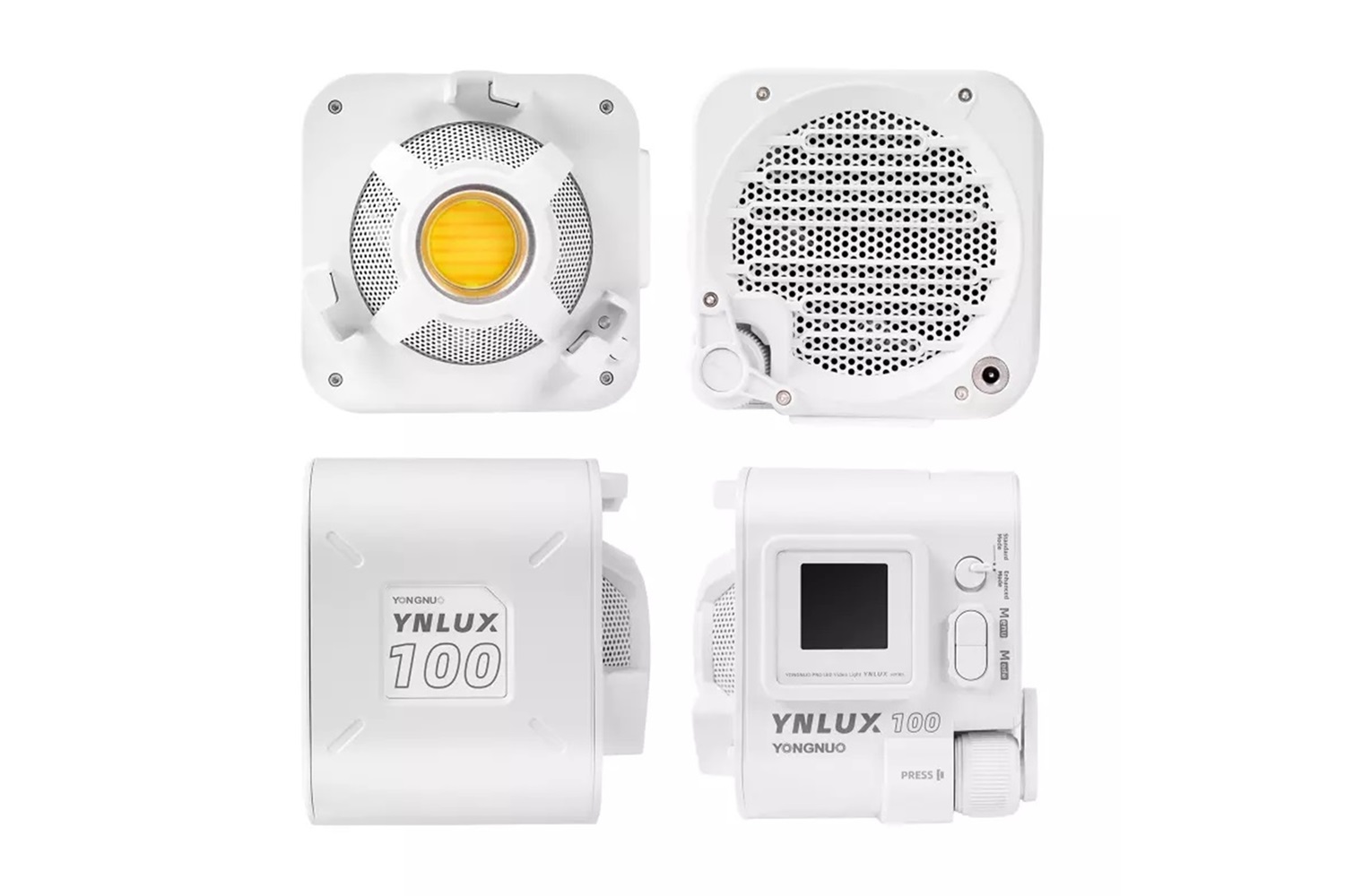 Yongnuo YNLUX100 Bi-Color LED Işık - Beyaz Kasa (Monolight)