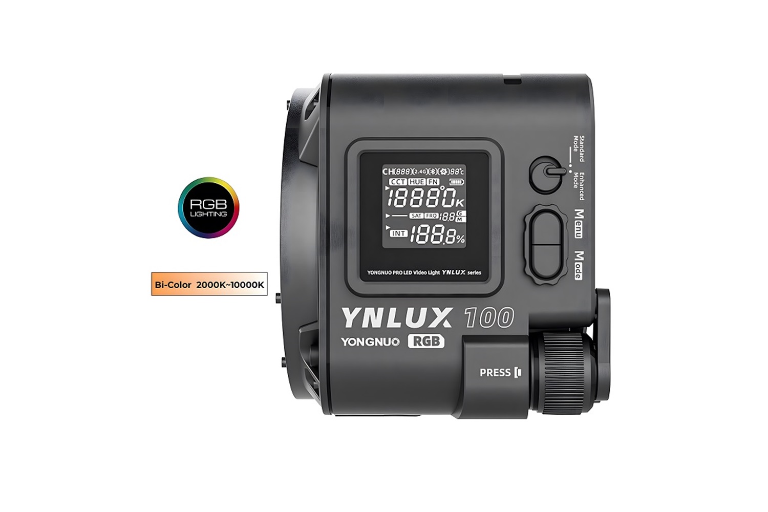 Yongnuo YNLUX100-RGB 120W COB LED Işık (Monolight)