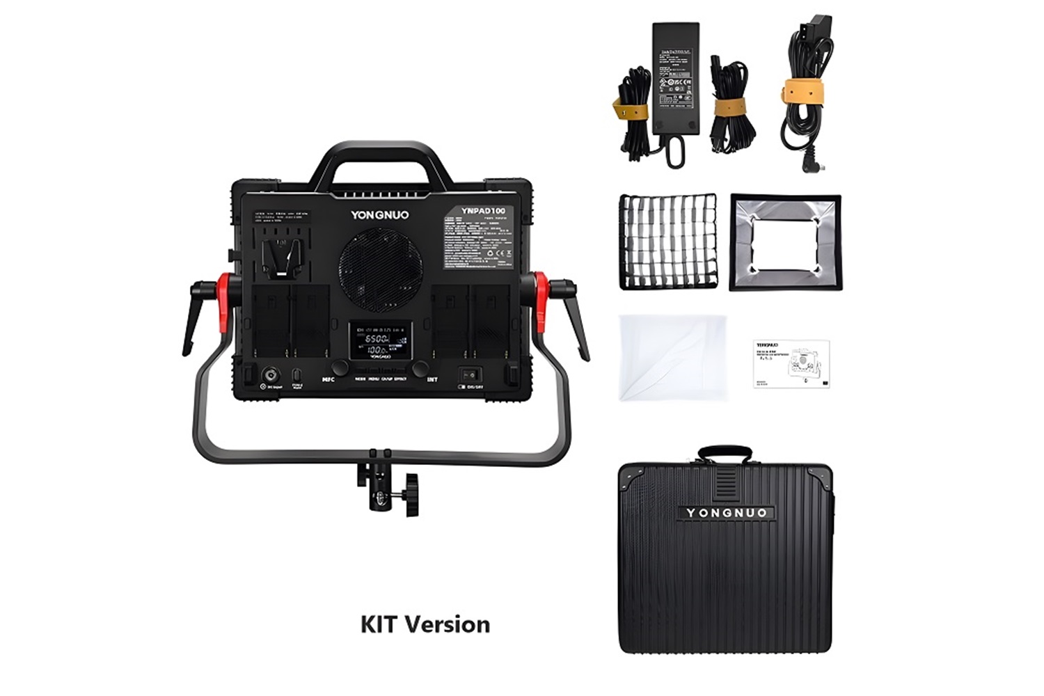 Yongnuo YNPAD100 RGB 2.000-10.000 Kelvin 100W LED Işık (Kit Versiyon)