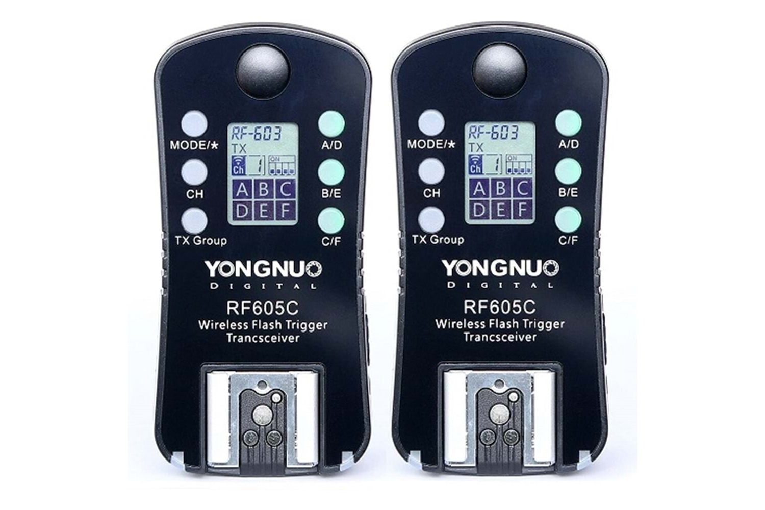 Yongnuo RF605C Canon Uyumlu 1+1 Flaş Tetikleyici, 100m Menzil