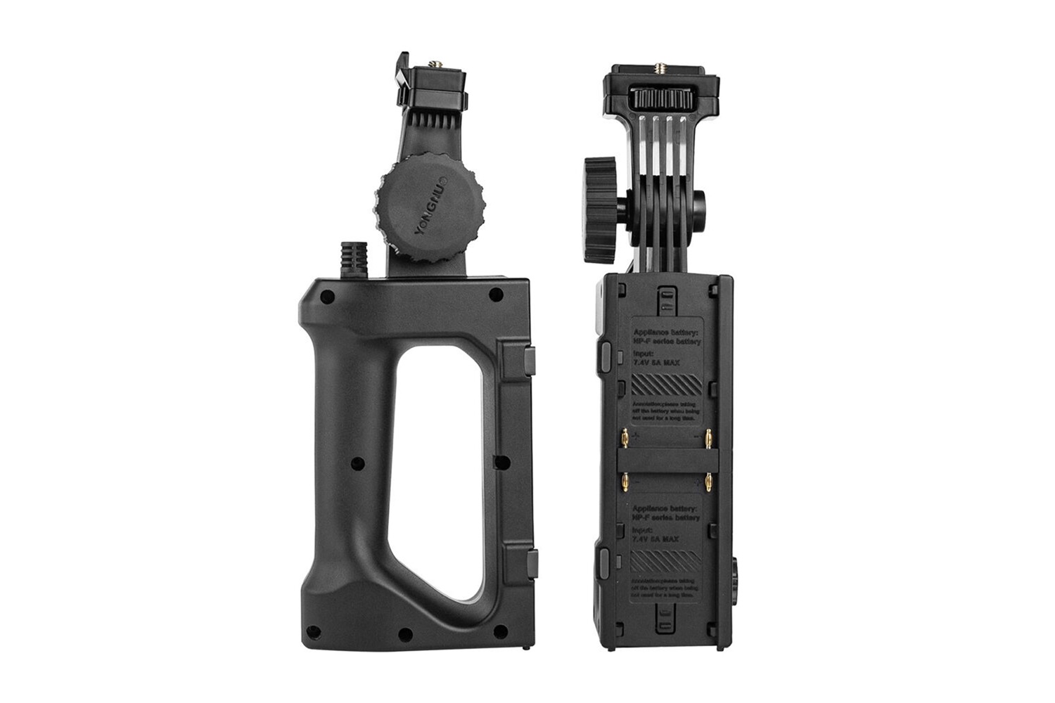 Yongnuo 2-NPF Batarya Handle YNLUX200 Led Işık Uyumlu - Siyah