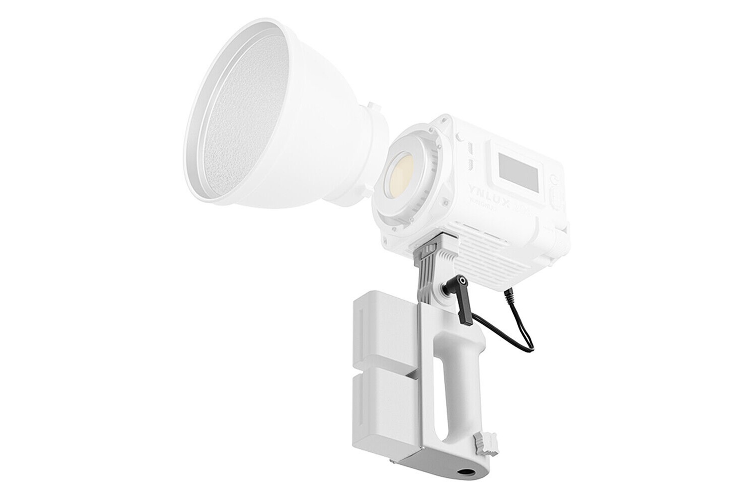 Yongnuo 2-NPF Batarya Handle YNLUX200 Led Işık Uyumlu - Beyaz