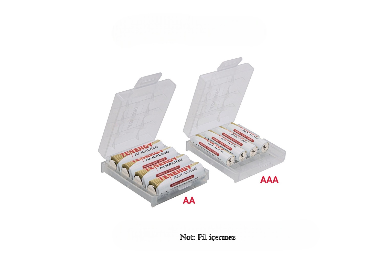 LATT AA/AAA Pil Kutusu - Karışık Renkli 20li Paket