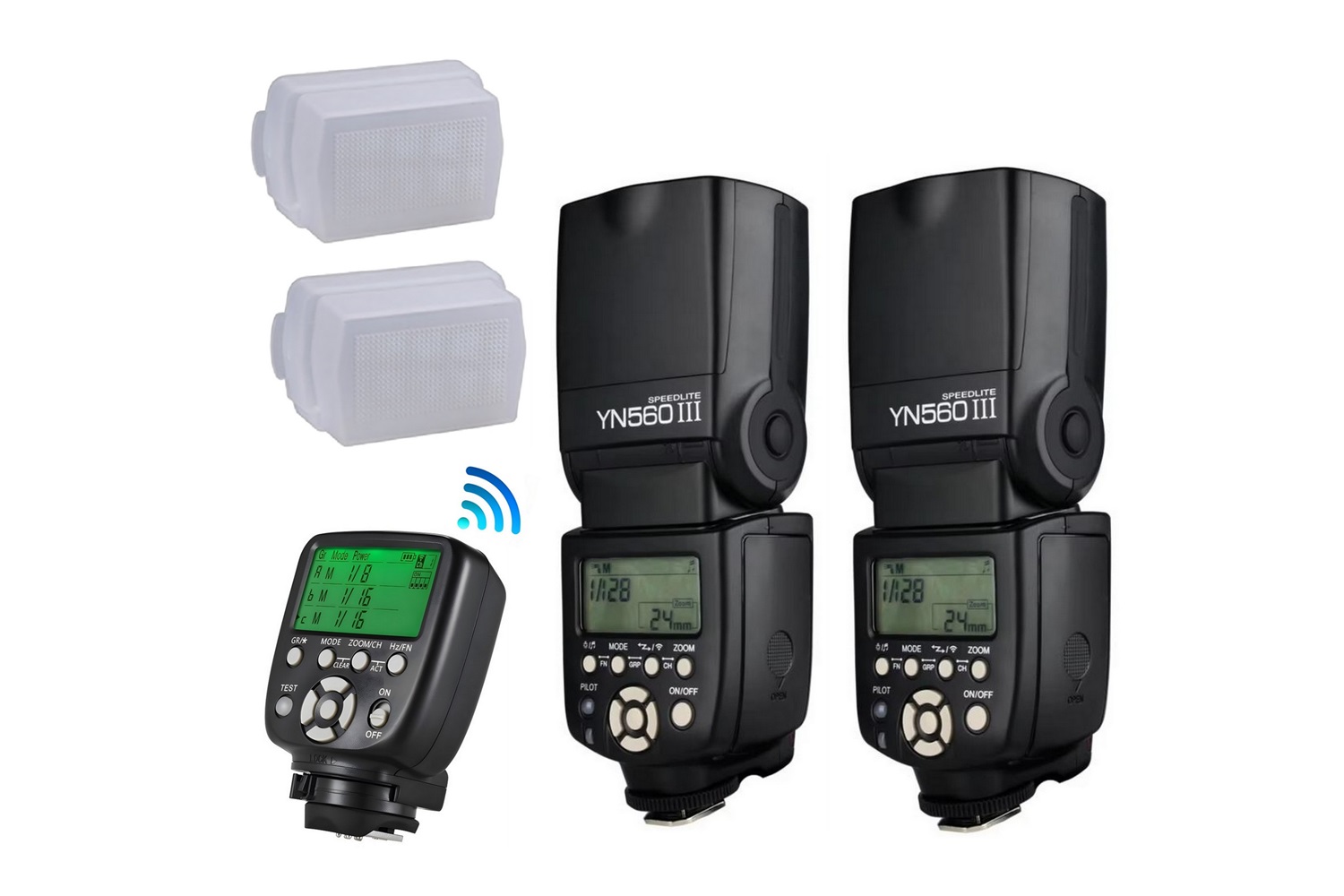 Yongnuo YN560-III Sony Uyumlu İkili Flaş Seti K9