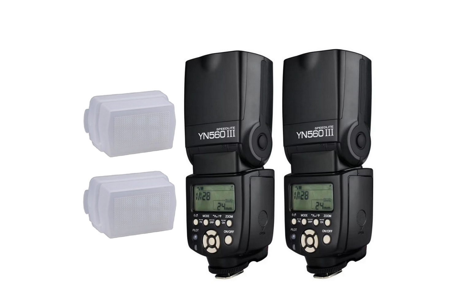 Yongnuo YN560-III Tepe Flaşı İkili Difüzörlü Set K14