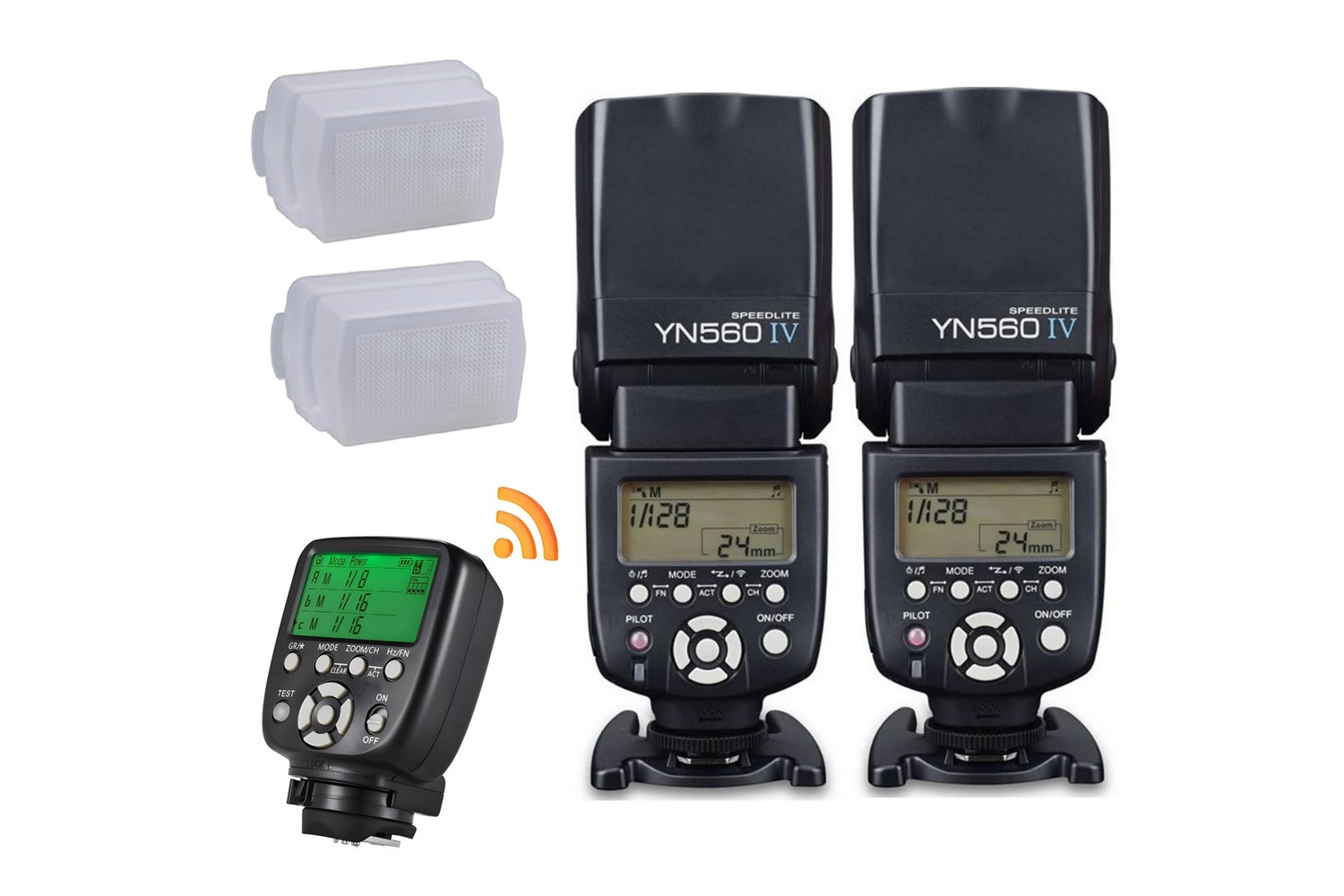 Yongnuo YN560-IV Nikon Uyumlu İkili Flaş Seti K23