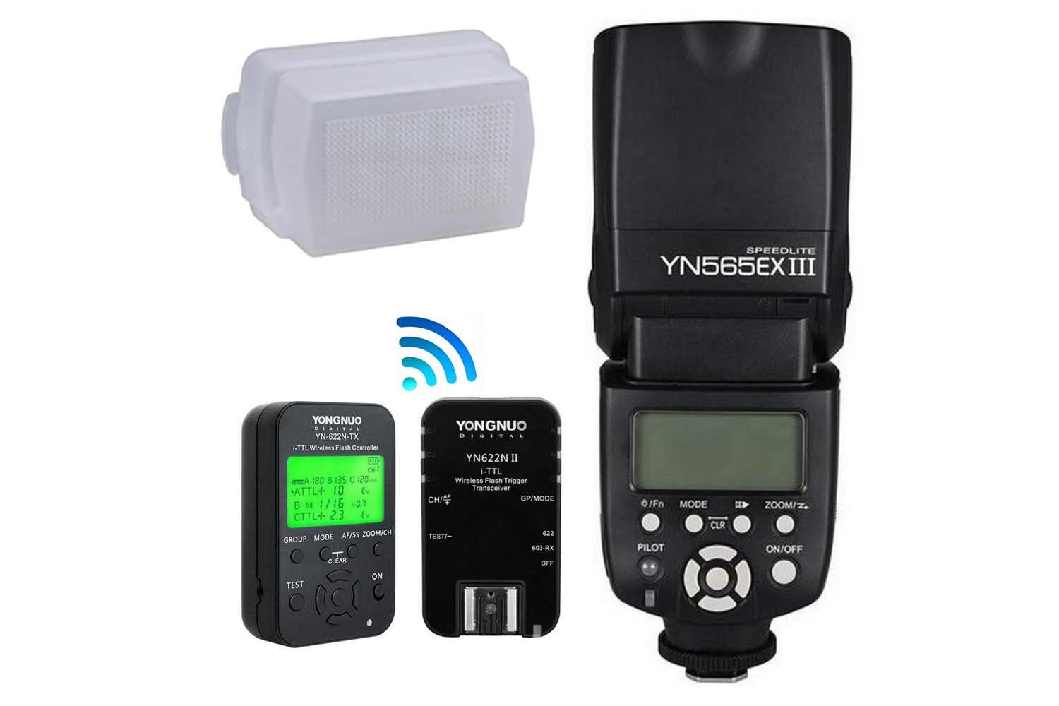 Yongnuo YN565-EX III Nikon Uyumlu TTL Flaş Seti K37