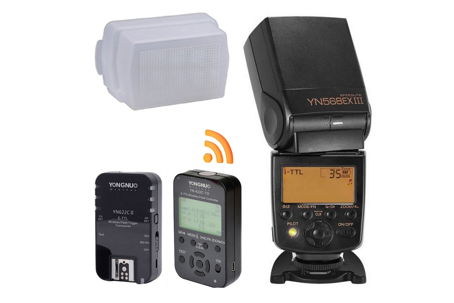 Yongnuo YN568-EX III Canon Uyumlu TTL Flaş Seti K43