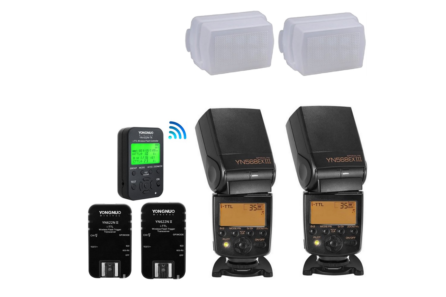 Yongnuo YN568-EX III Nikon Uyumlu İkili TTL Flaş Seti K50