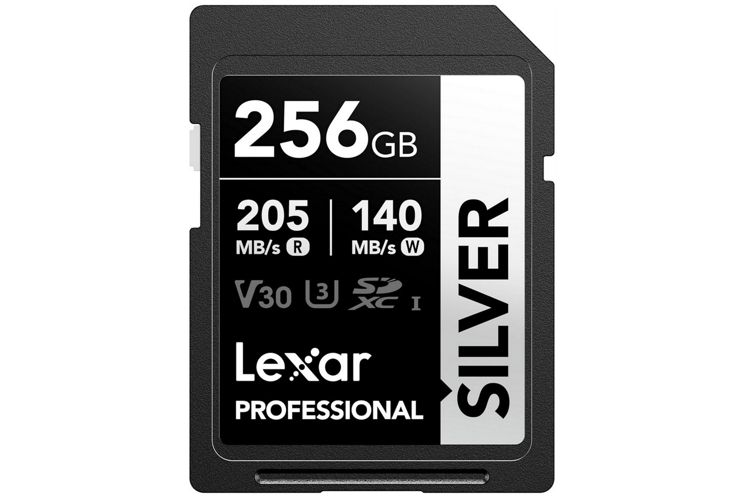 Lexar Silver 256 Gb U3 V30 4K SD Hafıza Kartı 205 mb/s