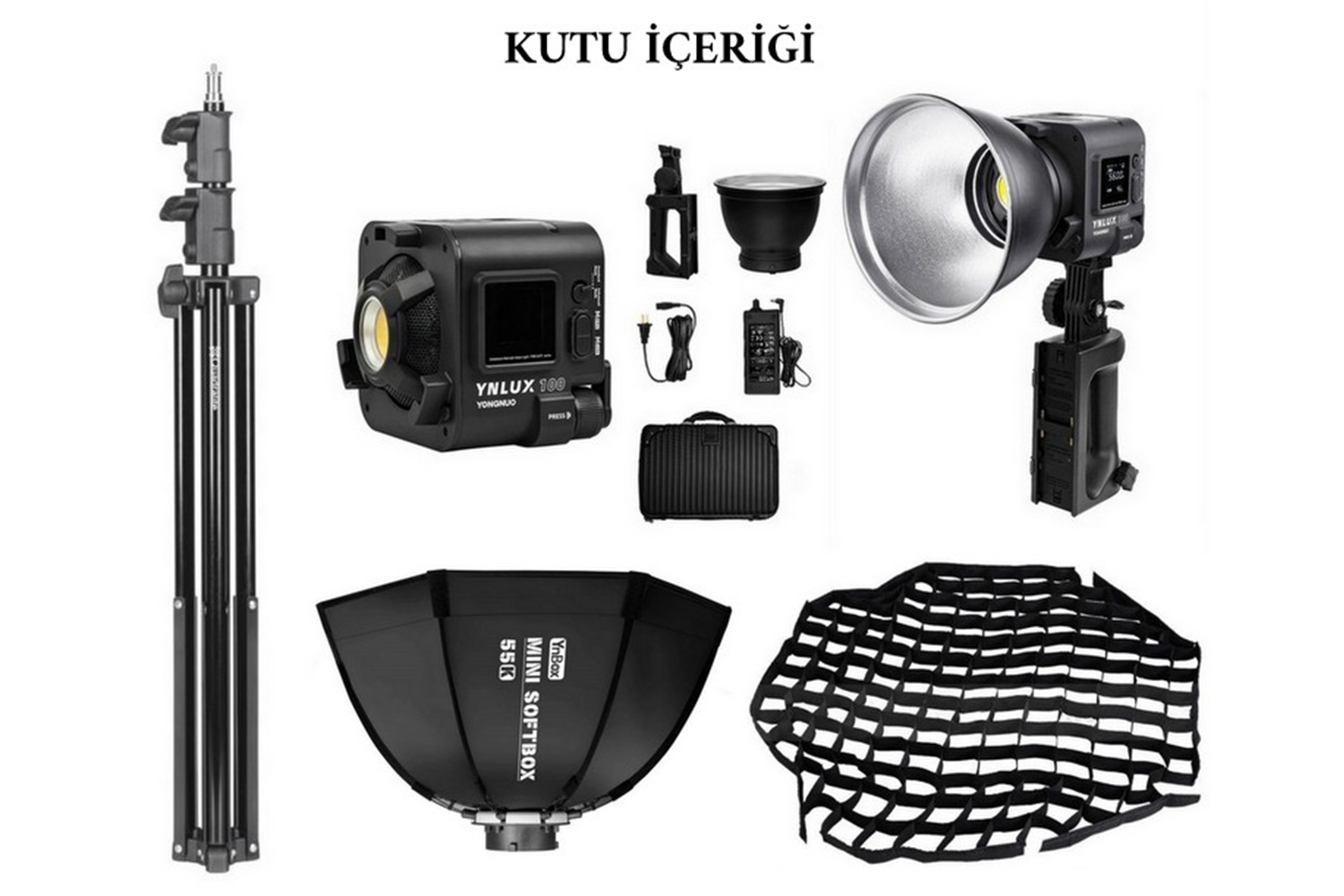 Yongnuo YNLUX100-RGB 120W Bi-Color LED Işık Seti