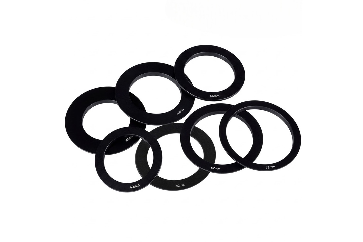 Yongnuo Ring Flaş Bağlantı Halkası Adaptör Seti (49-52-55-58-62-67-72mm)