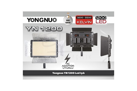 Yongnuo YN1200 Bi-Color Pro Led Işık Standart Kit