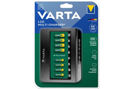 Varta Lcd Multi Plus Aa,Aaa Pil Uyumlu 8'li Şarj Cihazı